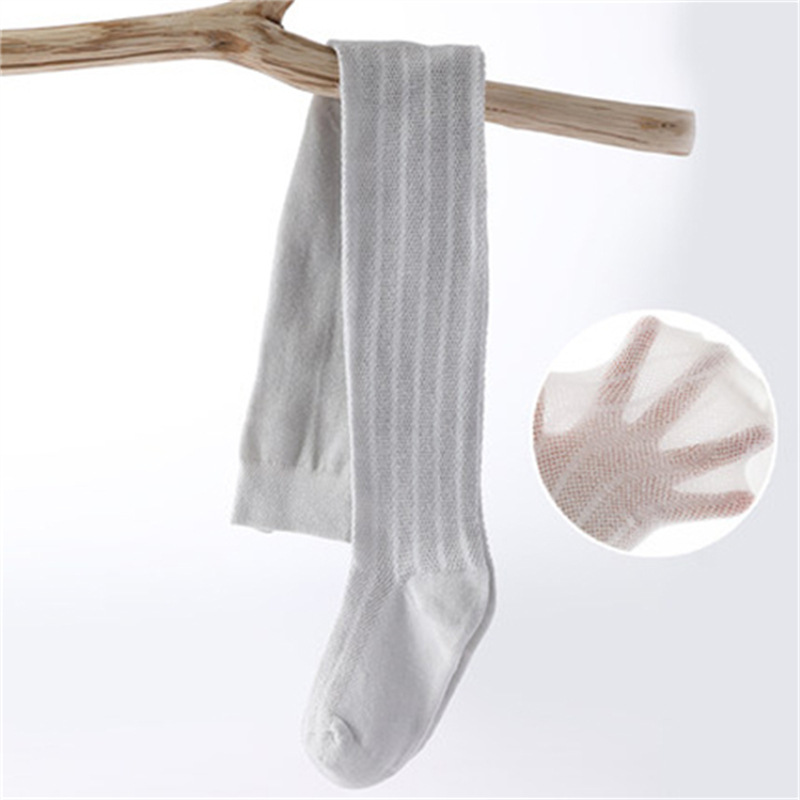 Picture of Children's pantyhose summer baby leggings mesh solid color striped baby mosquito-proof socks girls' pantyhose thin 22
