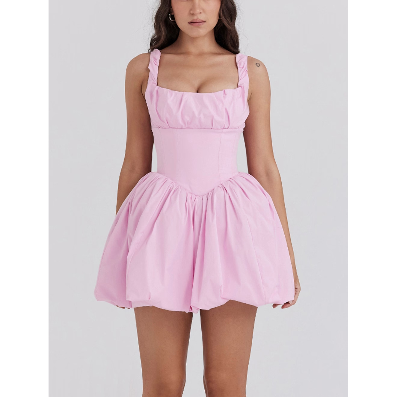 Europe and the United States sexy women's cross-border Amazon new sexy sling stitching dress