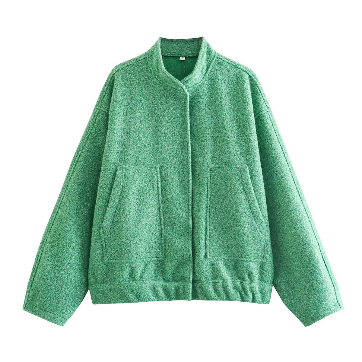 Picture of TAOP & ZA spring new women's collar pocket loose pilot coat 5070/158 5070158