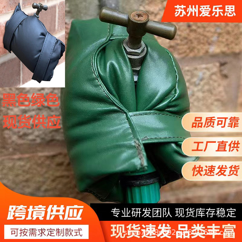 New Leather Faucet Antifreeze Protective Cover Snowman Faucet Antifreeze Protective Cover for Amazon Hot Sale