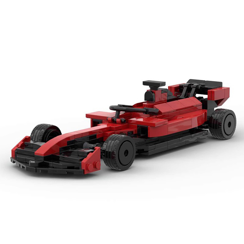 Toy cross-border compatible Lego Ferrari F1 SF-23 sports car building blocks MOC car model boy gift Assembly