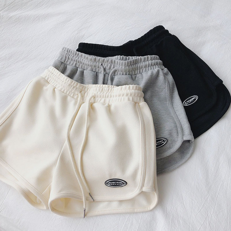 Sports Shorts Women's Summer New Hot Girl High Waist Loose Student Slimming Hot Pants Girl's Casual Wide Leg Pants Trendy