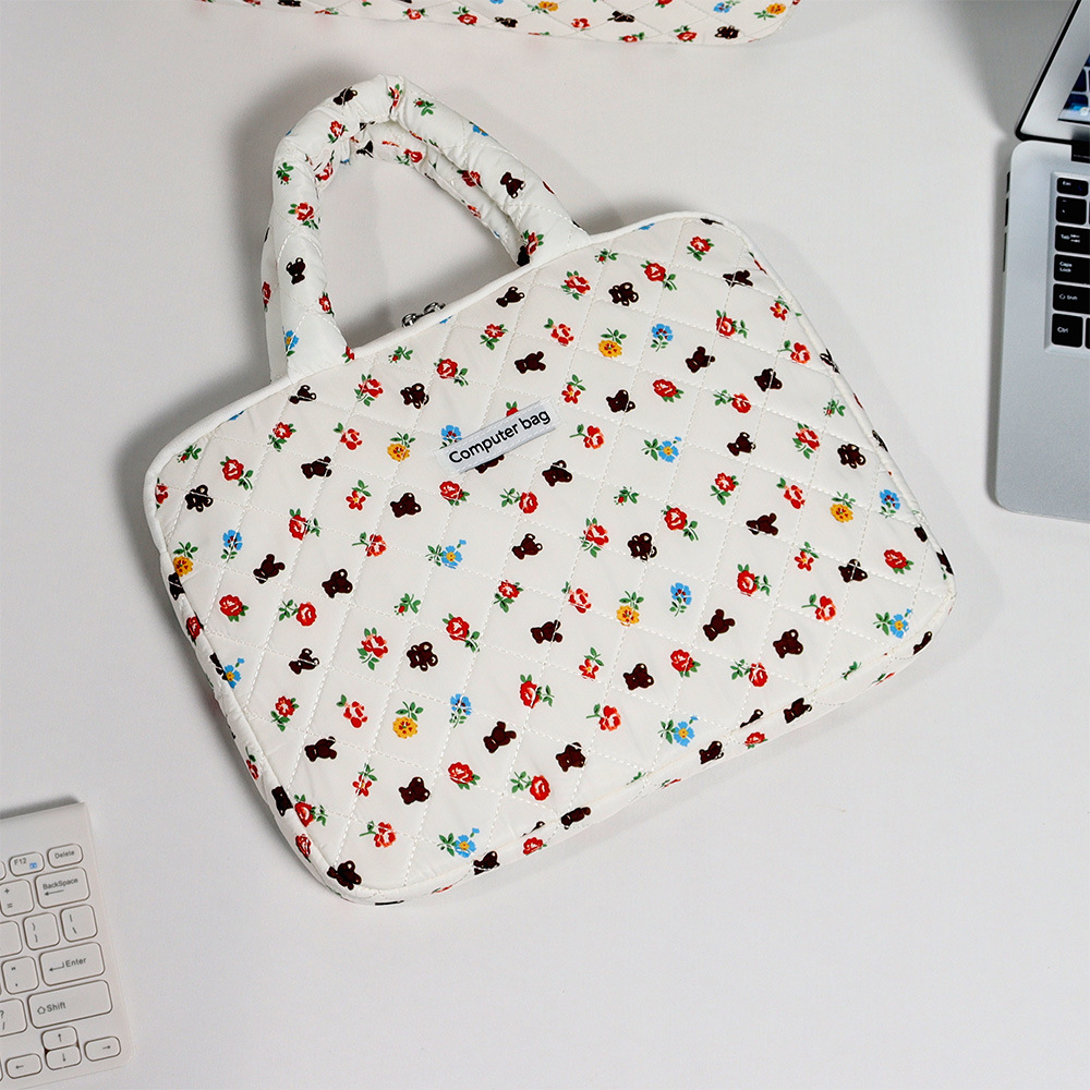 Picture of Space cotton computer bag 14 inch women's notebook 16 inch handbag 16.1 inch game printed nylon waterproof material