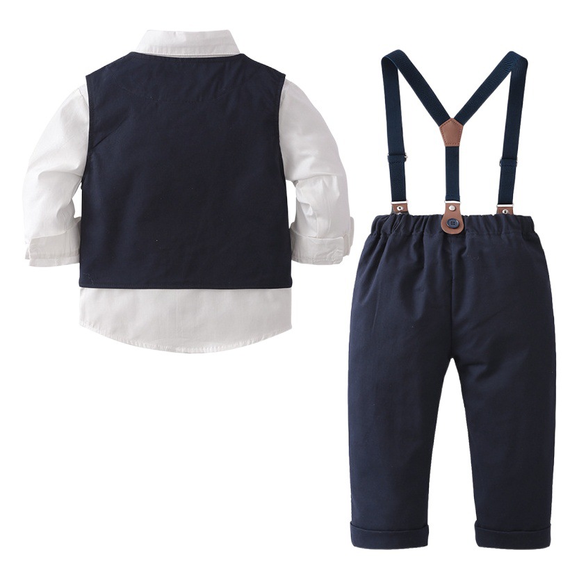 Cross-border children's clothing wholesale gentleman's dress three-piece children's suit baby clothes spring and autumn suits boys autumn clothes