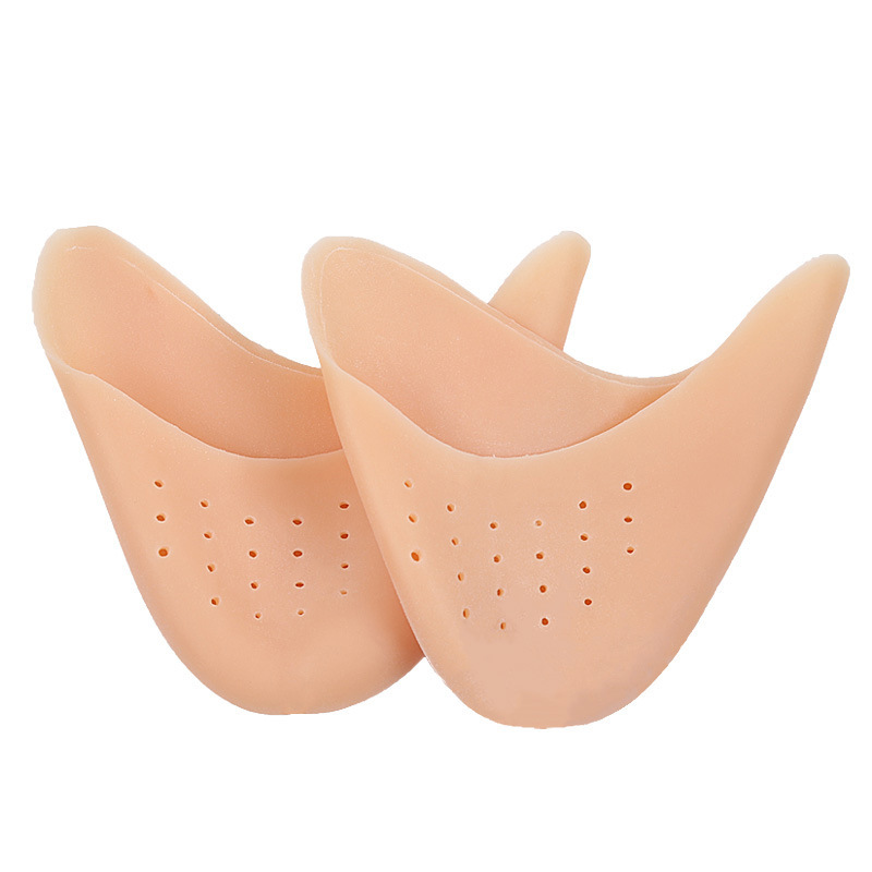 Picture of Toe Protector Anti-Chafing Toe Sleeve Silicone Protective Cover with Holes for Shoes Ballet