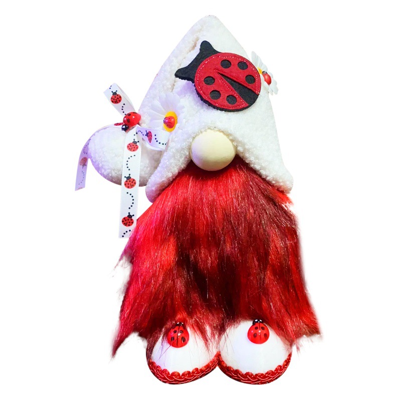 Cross-Border New Product Christmas Decorations Dwarf Faceless Doll Doll European and American Standing Window Forest Gnome Doll