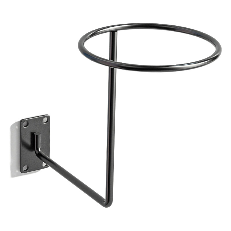Slot plate Hook basketball bracket Wall cap rack supermarket helmet metal rack card ball holder wholesale
