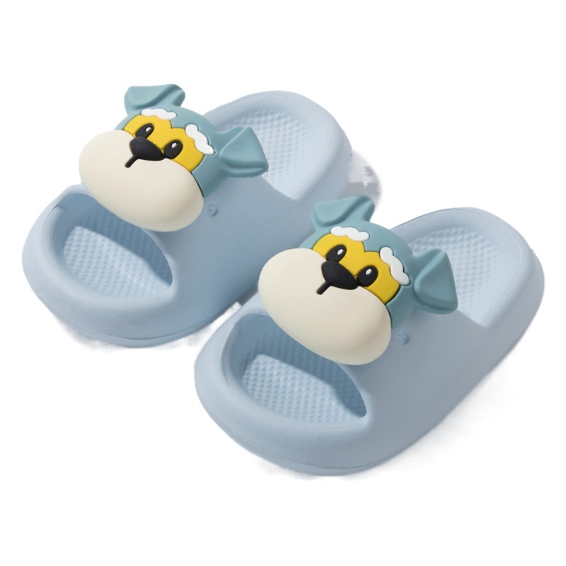 Summer new cute cartoon indoor and outdoor soft bottom wear-resistant children's slippers wholesale baby sandals and slippers for boys lightweight