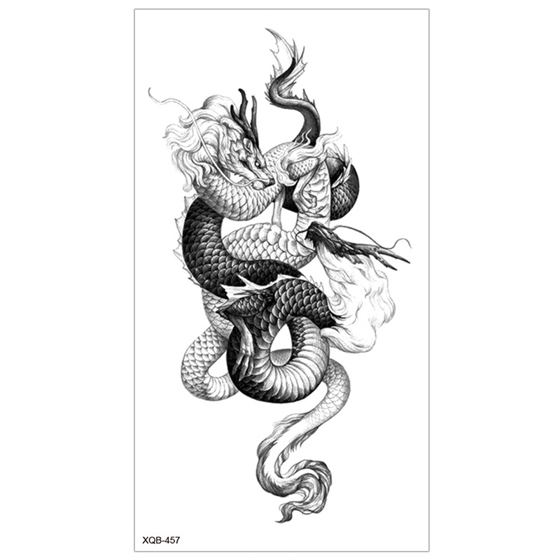 Picture of New Half Arm Tattoo Stickers Cross-border Amazon Hot Selling Set Dark European and American Realistic Waterproof Tattoo Stickers Wholesale