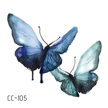 Picture of New waterproof flower tattoo stickers fashion small fresh face stickers fashion Photo Studio Art Stickers