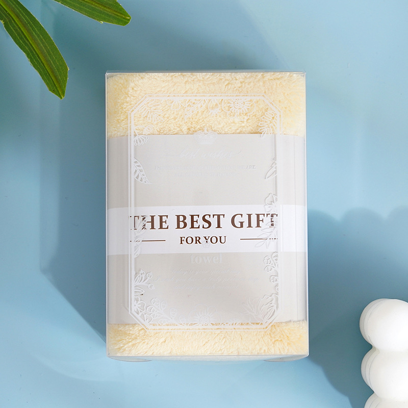 Picture of Bear Towel Companion Gift Box Wedding Return Gift Wedding Company Event Gift Gift Wholesale Coral Velvet Gift Box