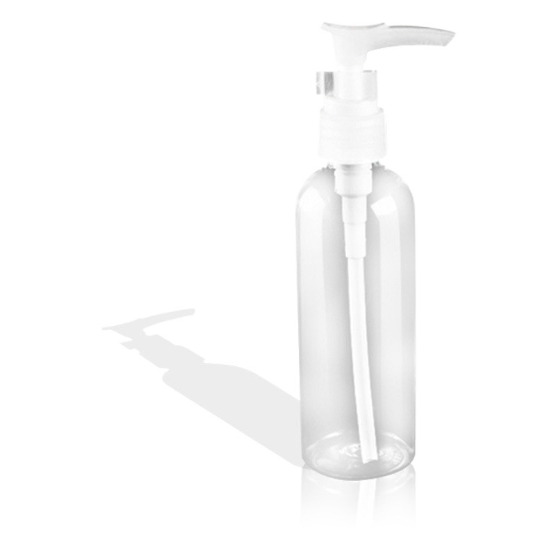 Picture of PET Transparent Pump Bottle Emulsion Press Bottle PET Transparent Plastic Squeeze Bottle Clip Pump Duckbill Bottling
