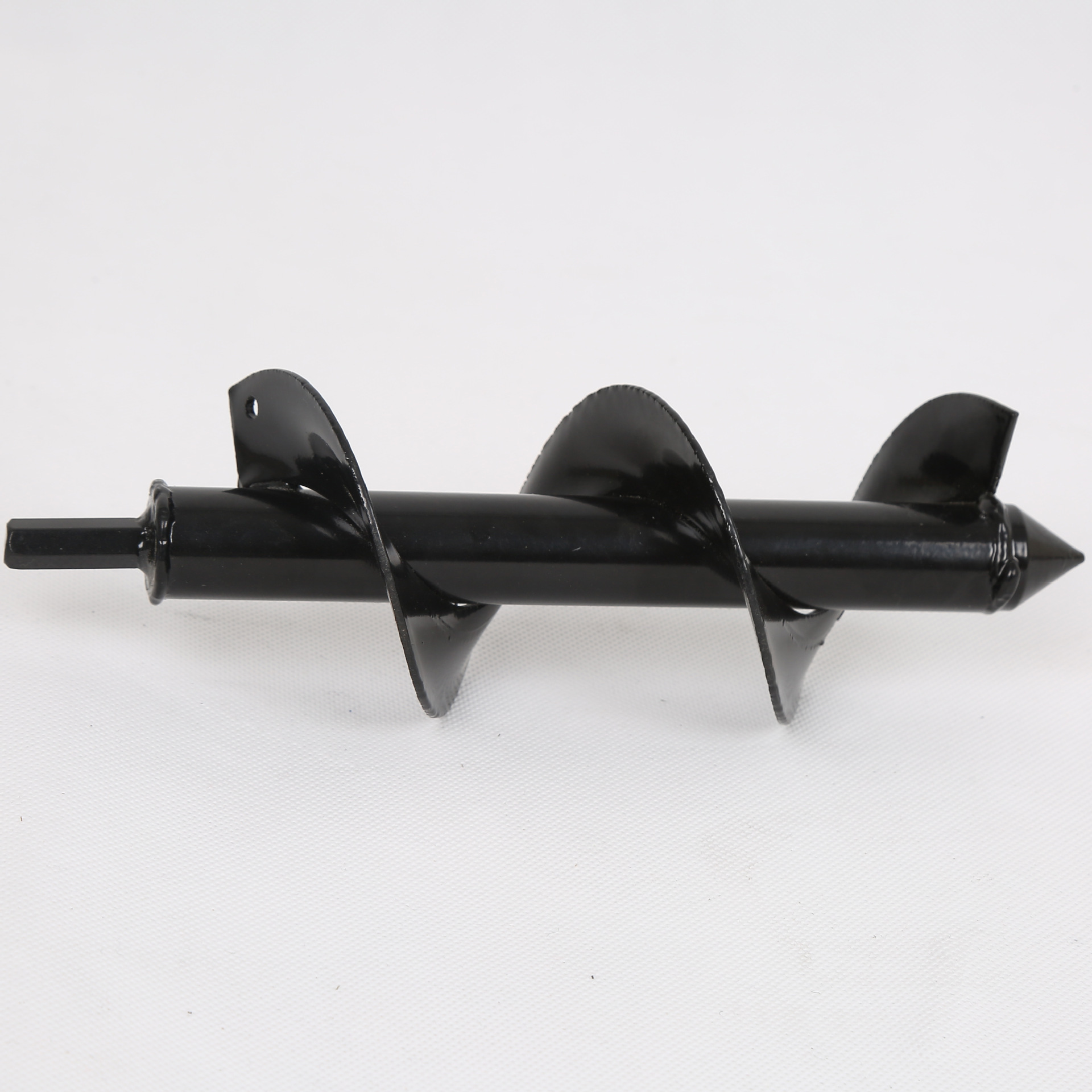 Picture of Factory Garden Garden Soil Loosening Lilac Flower Twist Drill Digging Planting Tool Alloy Ground Drill Spiral Drill Bit Accessories