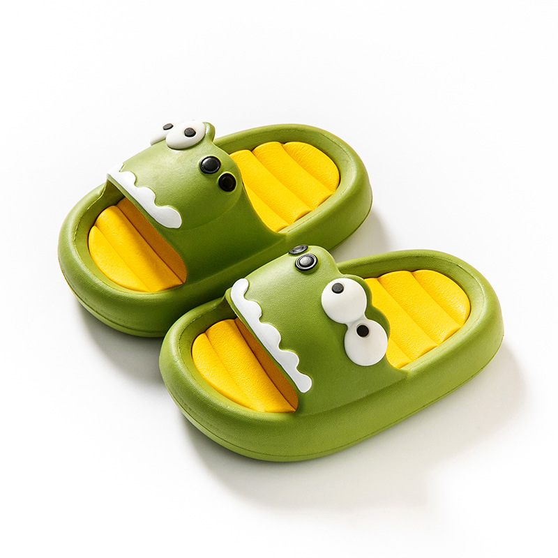 Picture of Cartoon Dinosaur Baby Children's Slippers Summer Boys and Girls Bathroom Non-Slip Baby Children's Slippers