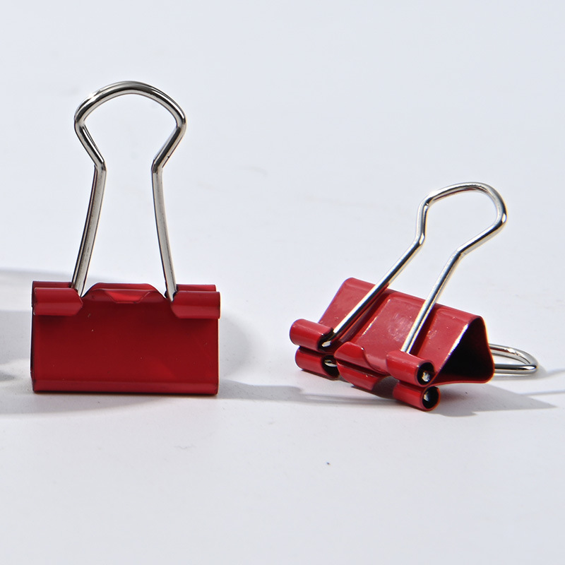 Picture of Cross-Border special color long tail clip small fresh dovetail clip hand account clip 32MM 25MM 19mm reverse tail clip wholesale