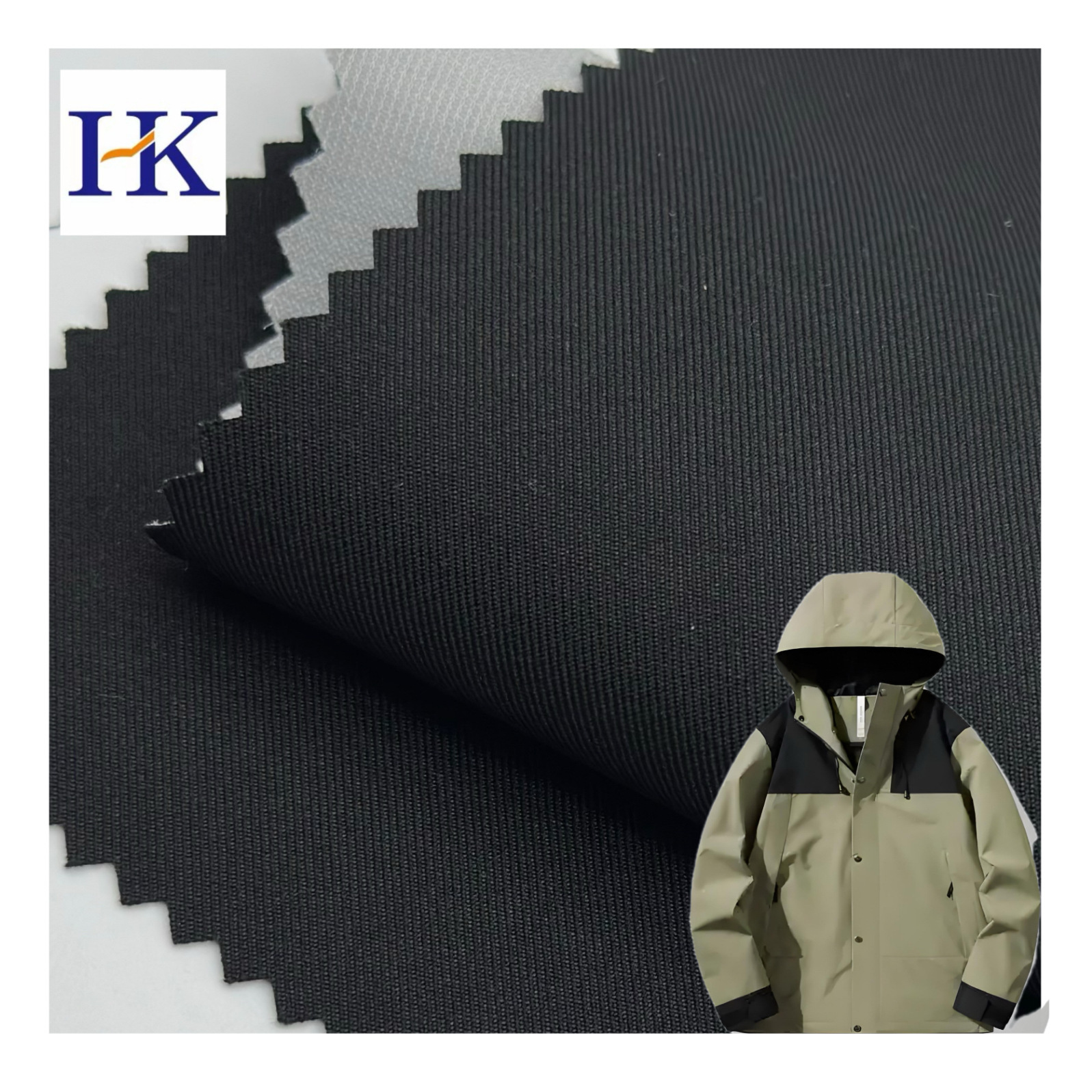 2/2 Twill High Elastic Mechanical Elastic Chunya Spinning 150D Three-in-One High Radiant White Special Hard Shell Jackets Outdoor Cloth