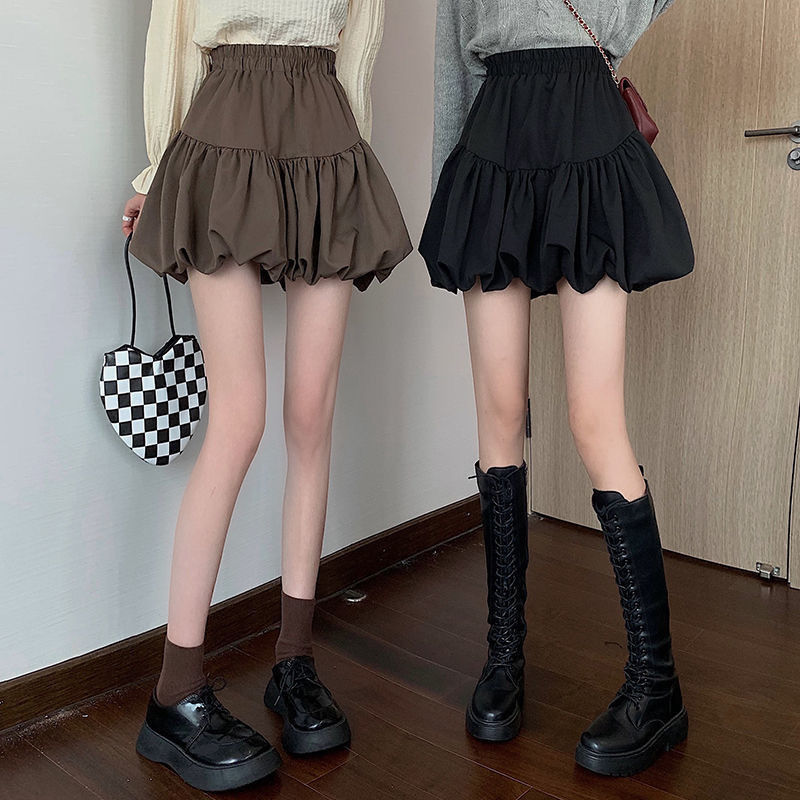 Design sense puffy skirt 2024 new summer chic sweet and spicy skirt spring and autumn A- shape half skirt women's clothing