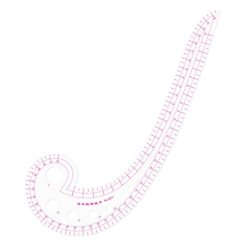 Factory new clothing cutting and printing ruler built-in scale ruler multi-function cutting ruler funny ruler curve ruler