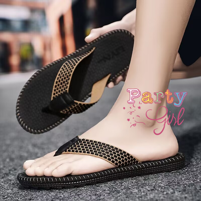 Flip-flops Men's Summer Non-slip Sandals and Slippers Casual Flip-flops Fashionable Lightweight Outer Wear Beach Shoes Slippers for Men