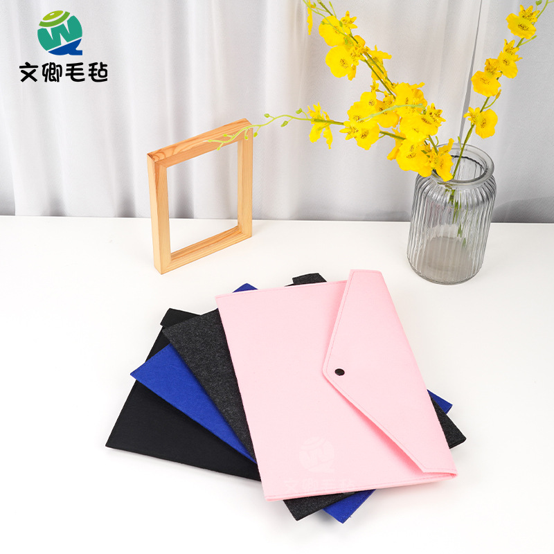 Felt a4 file bag envelope file bag business office felt handbag file bag wholesale material storage bag