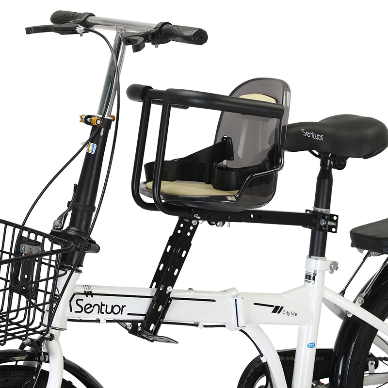 Mountain bike baby safe ride road bike driving folding bike curved beam bicycle stool bicycle child seat front