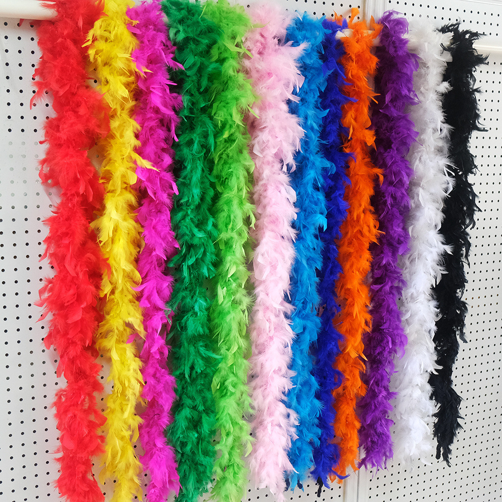 Wholesale fluffy wool strip turkey feather strip fire piece string Christmas holiday dress wedding wall decoration feather