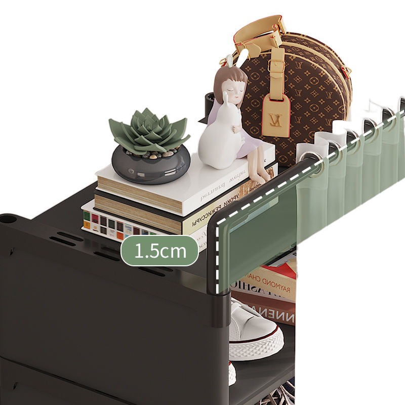Picture of Shoe cabinet household doorway shoe rack with dust cover small narrow shade new 2023 multi-layer