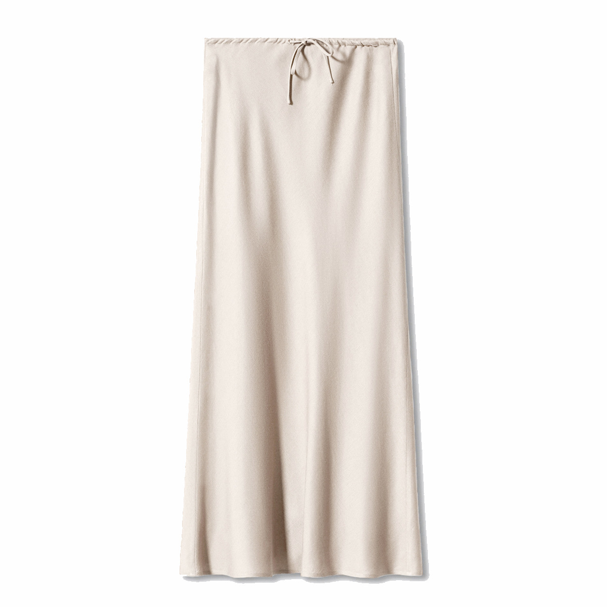 Picture of 2024 Amazon high quality satin long skirt high waist drawstring lace-up solid color skirt female cross-border women's clothing in stock