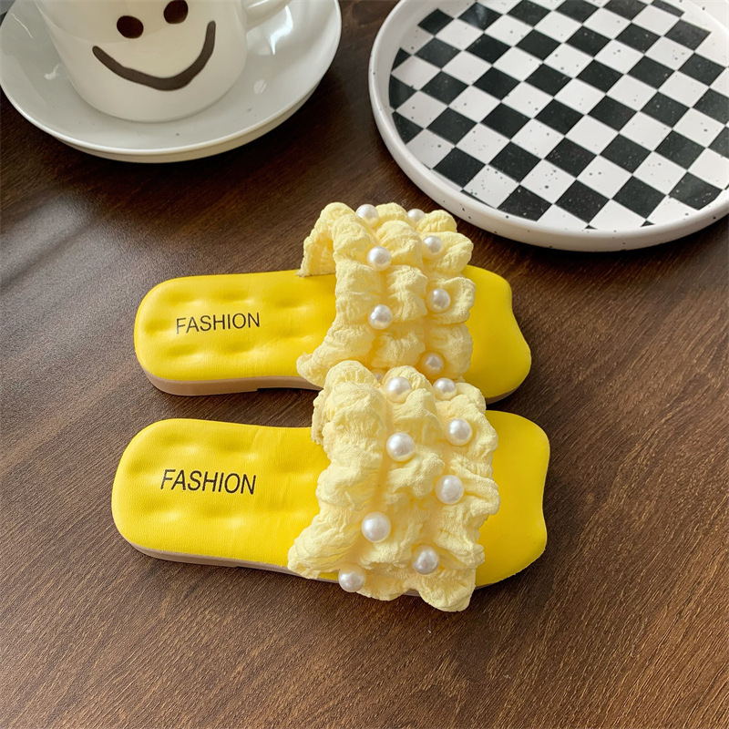 Picture of Children's Slippers New Little Princess Fairy Style Soft Bottom Non-slip Outer Dress All-match Casual Breathable Girls' Sandals