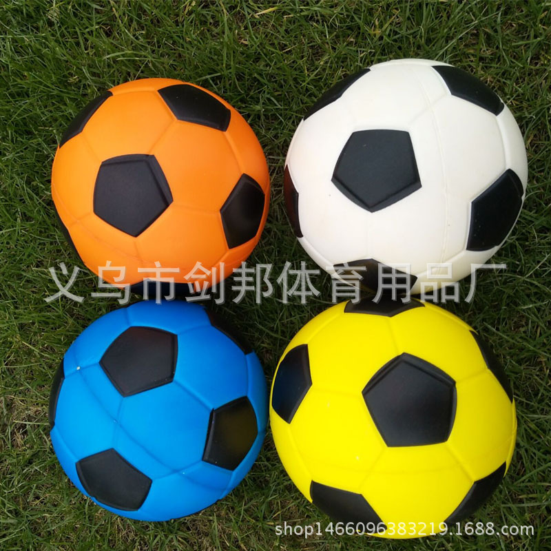 Spot 10cm solid sponge football pu stress ball 15cm soft football sensory kindergarten equipment