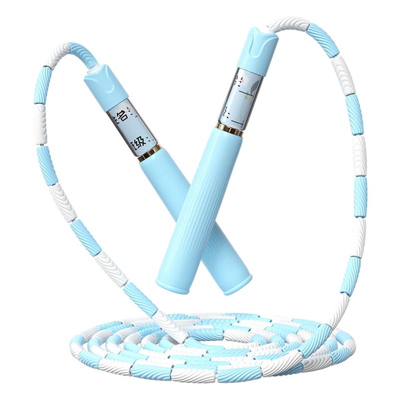 Children's Bamboo Skipping Rope with Signature Morandi, Tangle-Free Skipping Rope for Elementary School Students, Adjustable Signature Skipping Rope for Kindergarten
