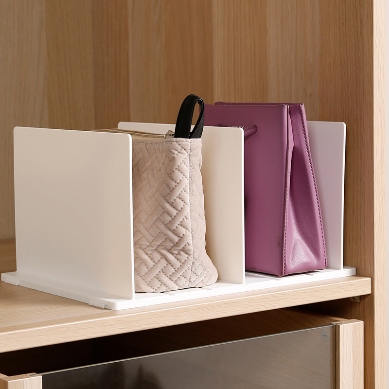 379 Bag Storage Rack Free Combination Bag Classification Partition Home Desktop Multi-Functional Storage Rack