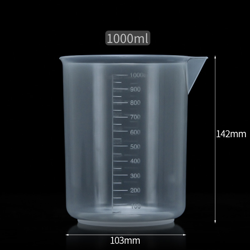 Picture of Thickened plastic measuring cup 5000 3000 2000 1000 500 ml250 measuring cylinder scale cup beaker ml