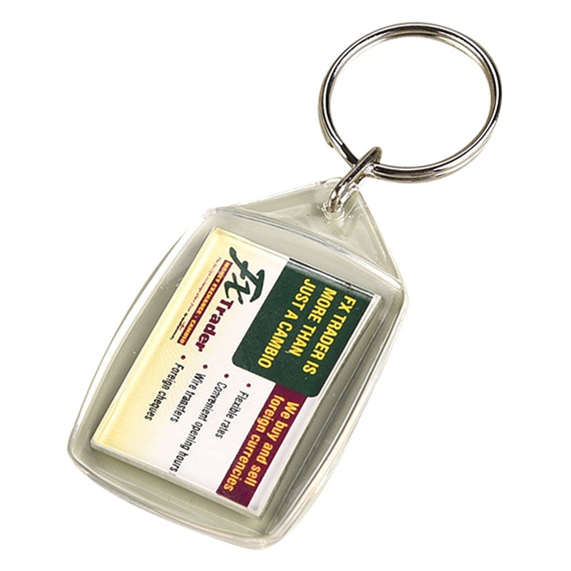 Acrylic Keychain Spot Transparent DIY Popular Creative Blank Apple Butterfly-Shaped Photo Frame Key Chain Pendant