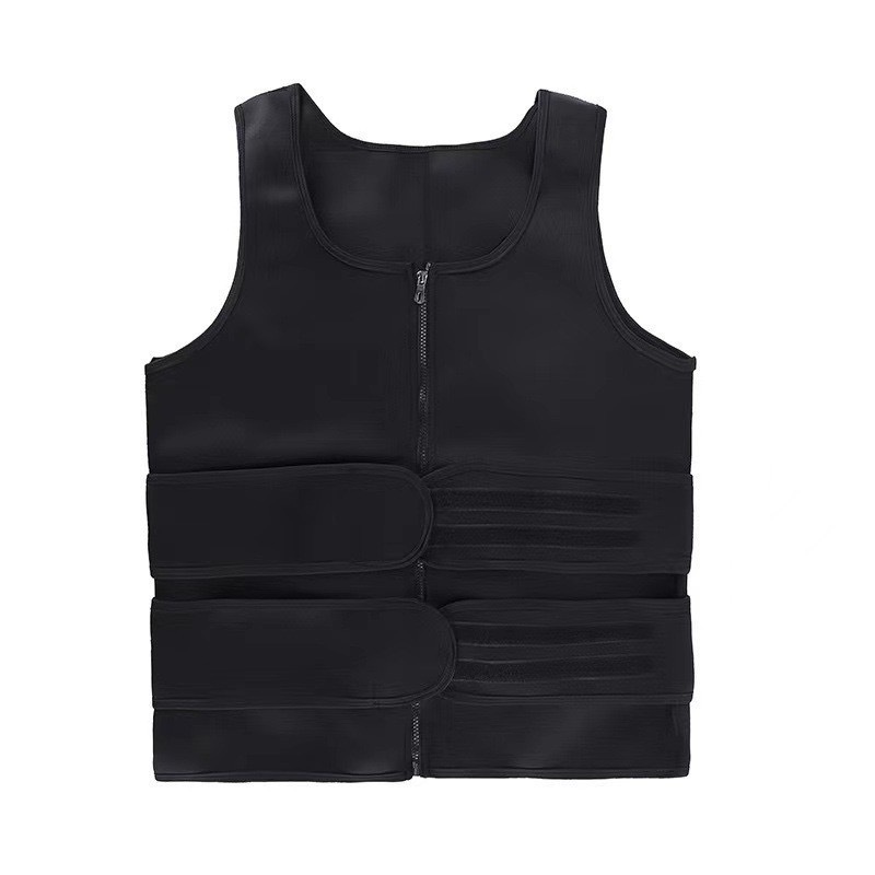 Picture of Double Waist Shaper Men's Sports Vest Sweat Suit Fitness Tunic Tunic Sports Body Shaper Cross-border Abdominal Belt