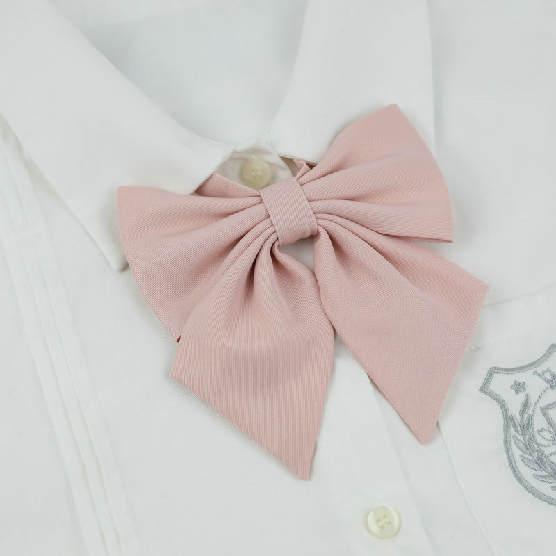 Picture of JK Uniform College Style Solid Color Female Student Bow Tie School Uniform Japanese Style Seikan Suit Bow Red Roots