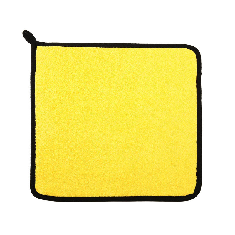 Picture of Car Wash Towel Thickened Water-Absorbent Coral Velvet Car Wipe Towel Two-Color Double-Sided High-Density Car Cleaning Car Wash Towel Direct Sales Factory