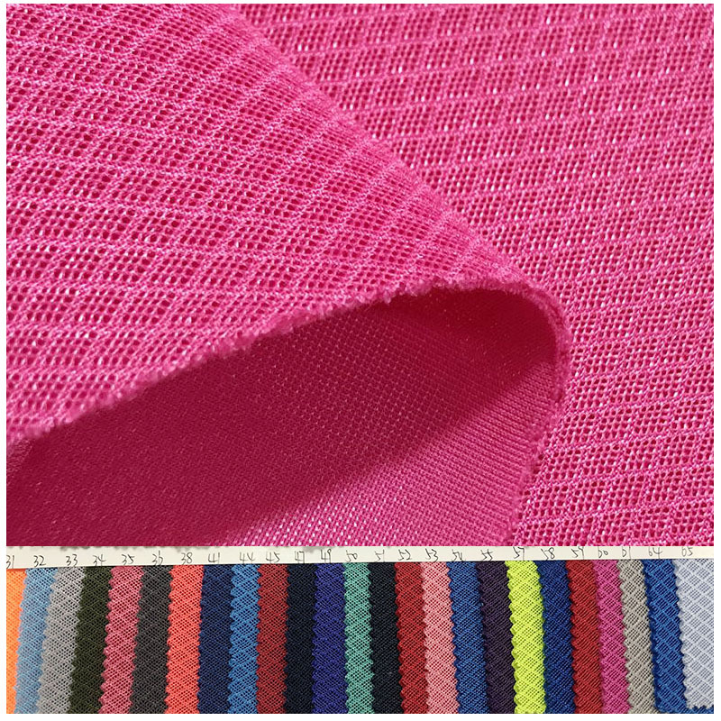 Spot Thickened Small Hole Dense Bottom 16 Hole Diamond Sandwich Mesh Bag Shoes Jacquard Sandwich Mesh