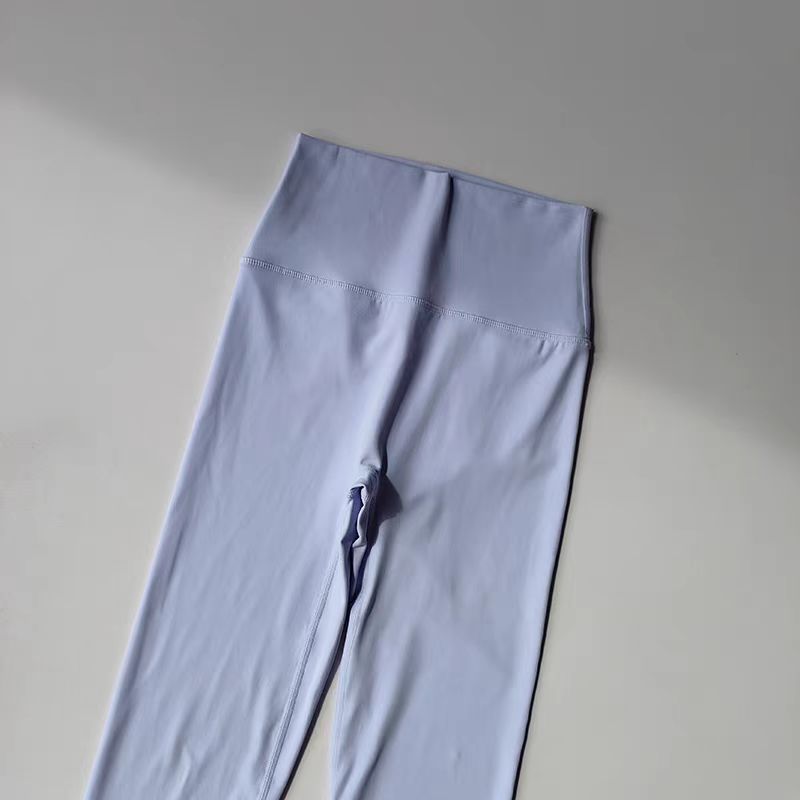 Picture of No Embarrassment Line Yoga Trousers Naked High Waist Sports Tights Quick-drying Breathable Running Fitness Training Leggings