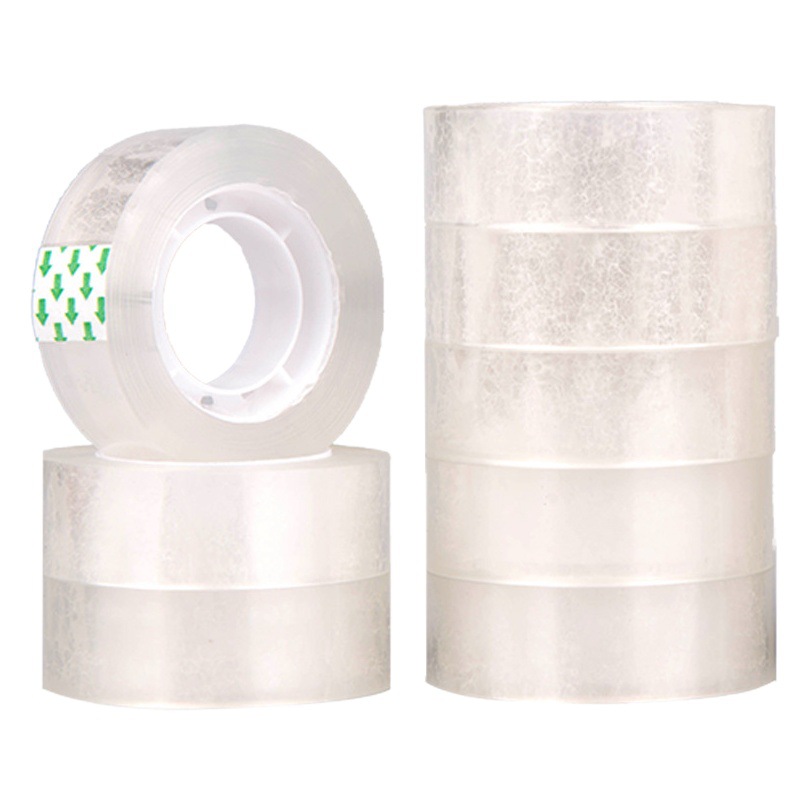 Yourijiu stationery tape transparent small tape width 1.1cm student office 1.7cm strong sealing box tie