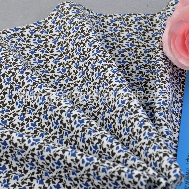 Cotton Plain Reactive Printing 60 pts C Tooling Fashion Women's Skirt suit Fabric dress Fabric