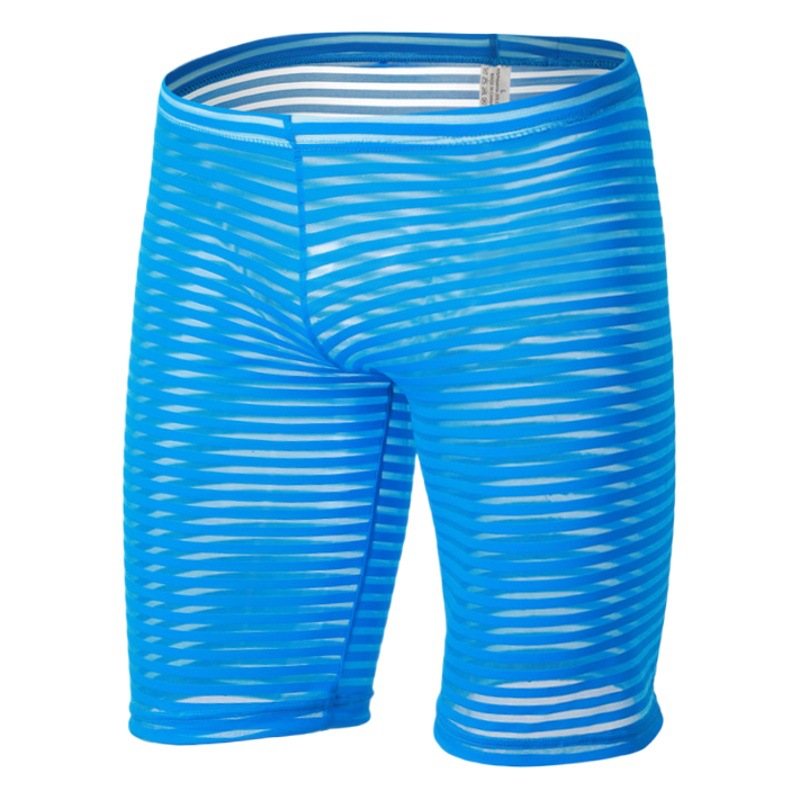 Boxers men's wholesale sexy strip fashion breathable comfortable mesh panties lengthened made in China C6011