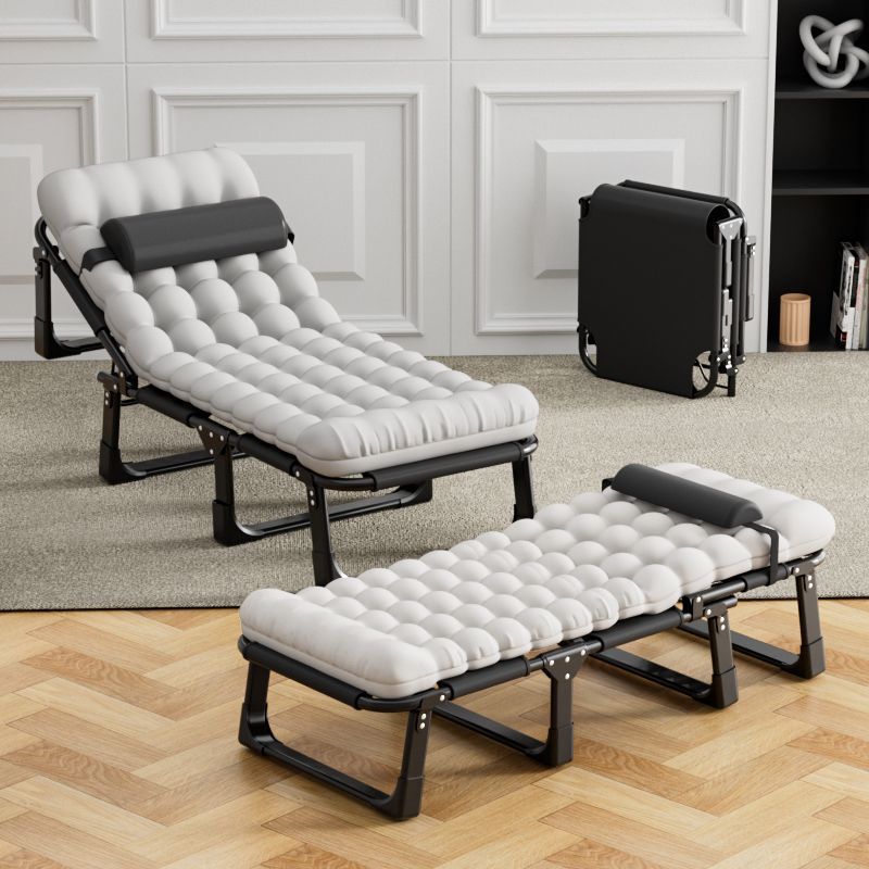 Lightweight Folding Bed Single Bed Home Adult Lunch Break Lounge Chair Office Bed Military Escort Bed Portable Compact