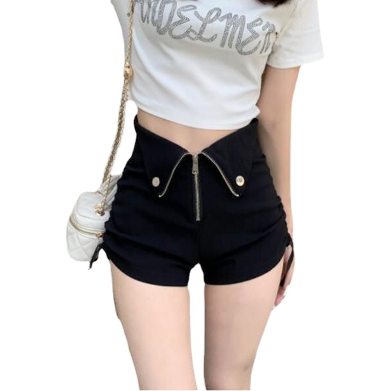Pure desire style a-line slim pants girls m spring and summer high waist shorts bottoming anti-exposure small underclothes missing boot pants