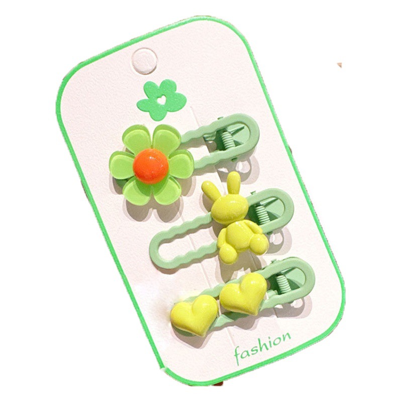 Xingdelu children's hair accessories girls' cartoon broken hairpin cute bangs clip hairpin girls' clip back head headdress