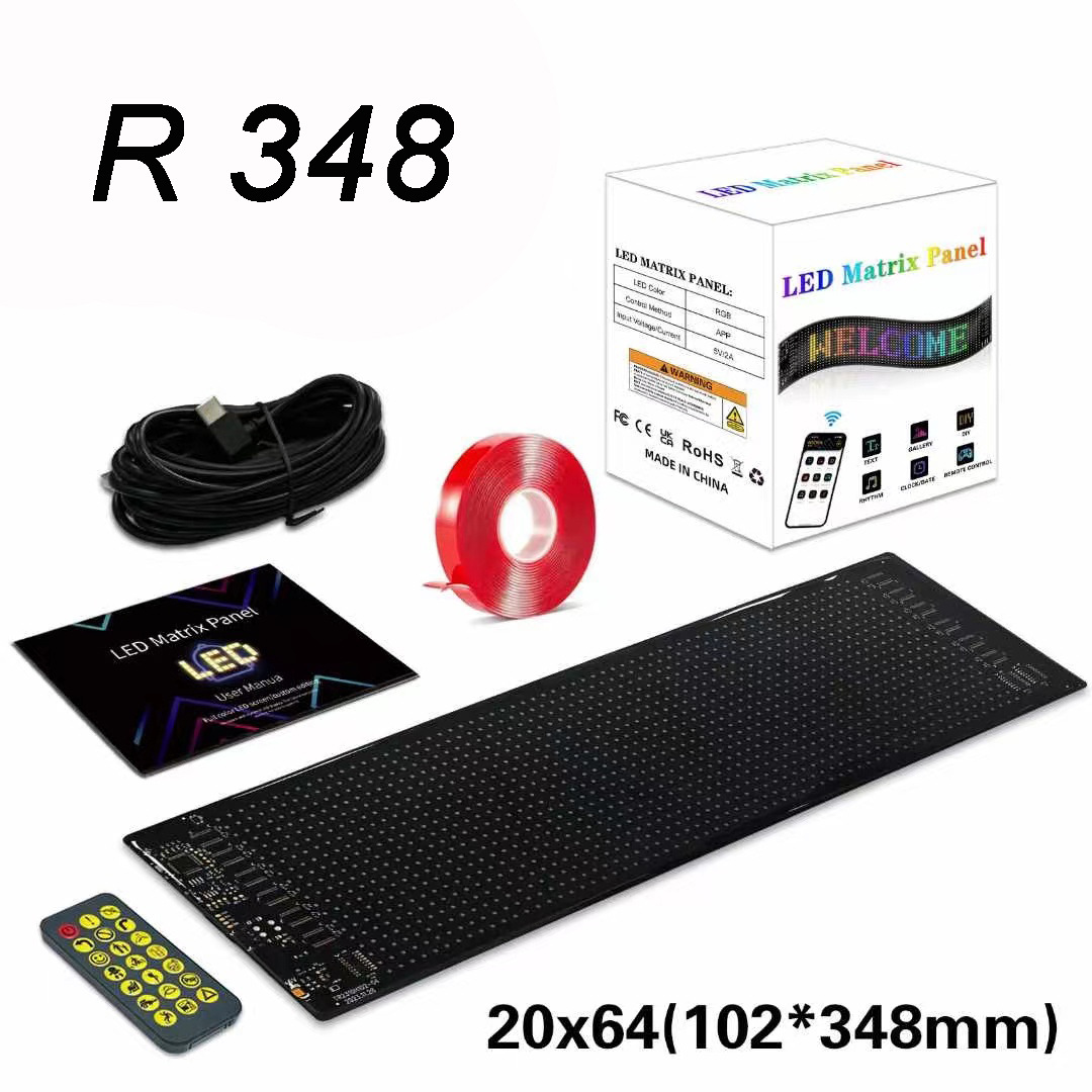 Picture of Led Flexible Screen Flexible Display with Sticker Screen App Bluetooth Control Door Advertising Screen E-Sports Room Entertainment Screen