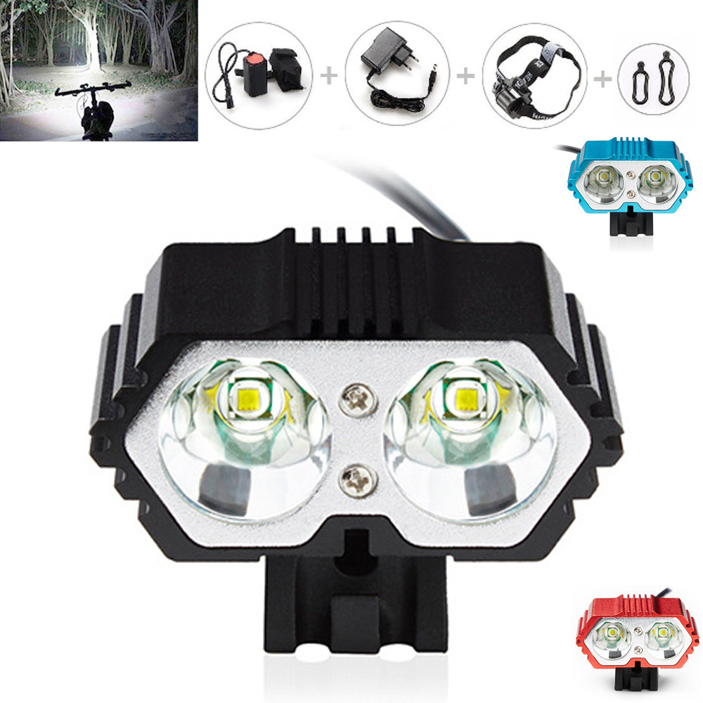 X2F2 Owl T6 Bicycle Light Mountain Bike Headlight Strong Light Charging Night Riding Light Bicycle Equipment Night Riding