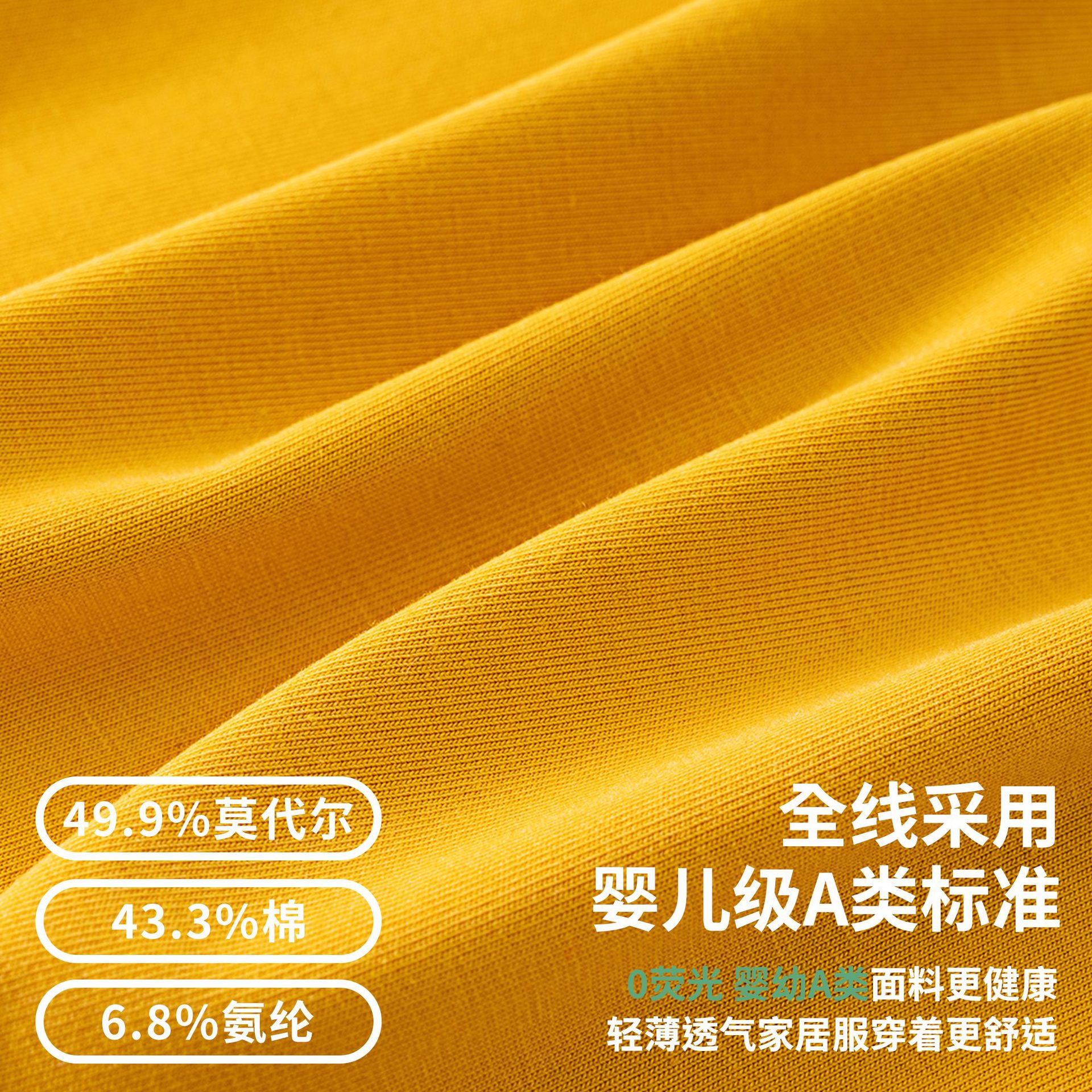 Picture of Boys' Pajamas Summer Class A Short-sleeved Modal Thin 2025 New Children's Summer suit Home