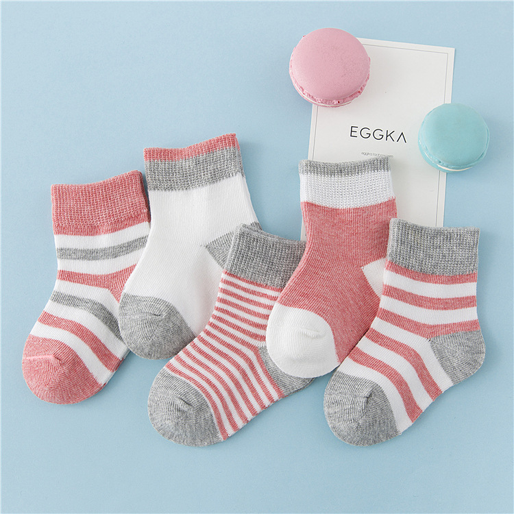 Picture of New Autumn Children's Socks Mid-tube Socks Boys 6-12 Years Old Cotton Socks Children's Socks Girls Baby Socks Spring and Autumn