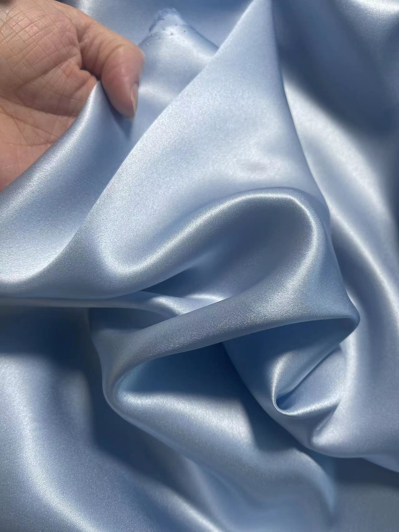 Picture of Silk fabric satin 19 M crepe satin clothing pajamas silk Mulberry silk pillowcase fabric multi-color in stock